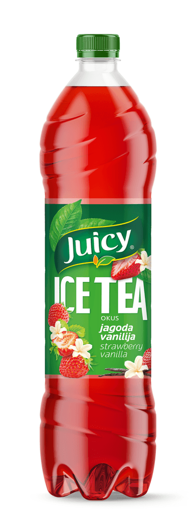 Juicy Ledeni čaj jagoda vanilija 1.5l 1/6