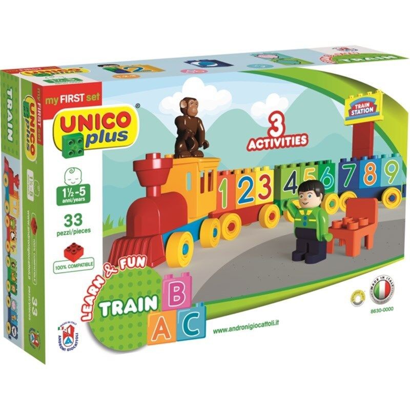 Androni UnicoPlus Kocke predškolski vlak