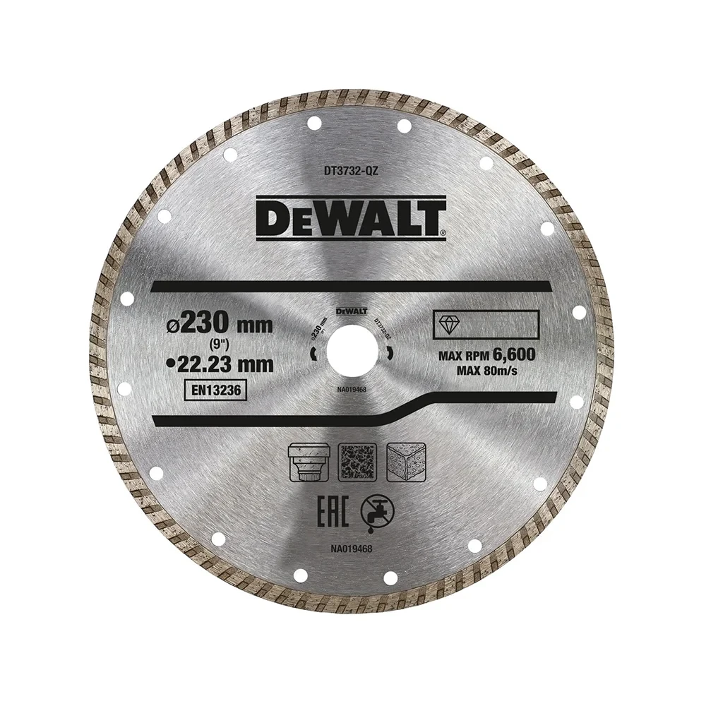 DeWalt Dijamantska rezna ploča DT3732 Turbo, 230 x 22.23 mm