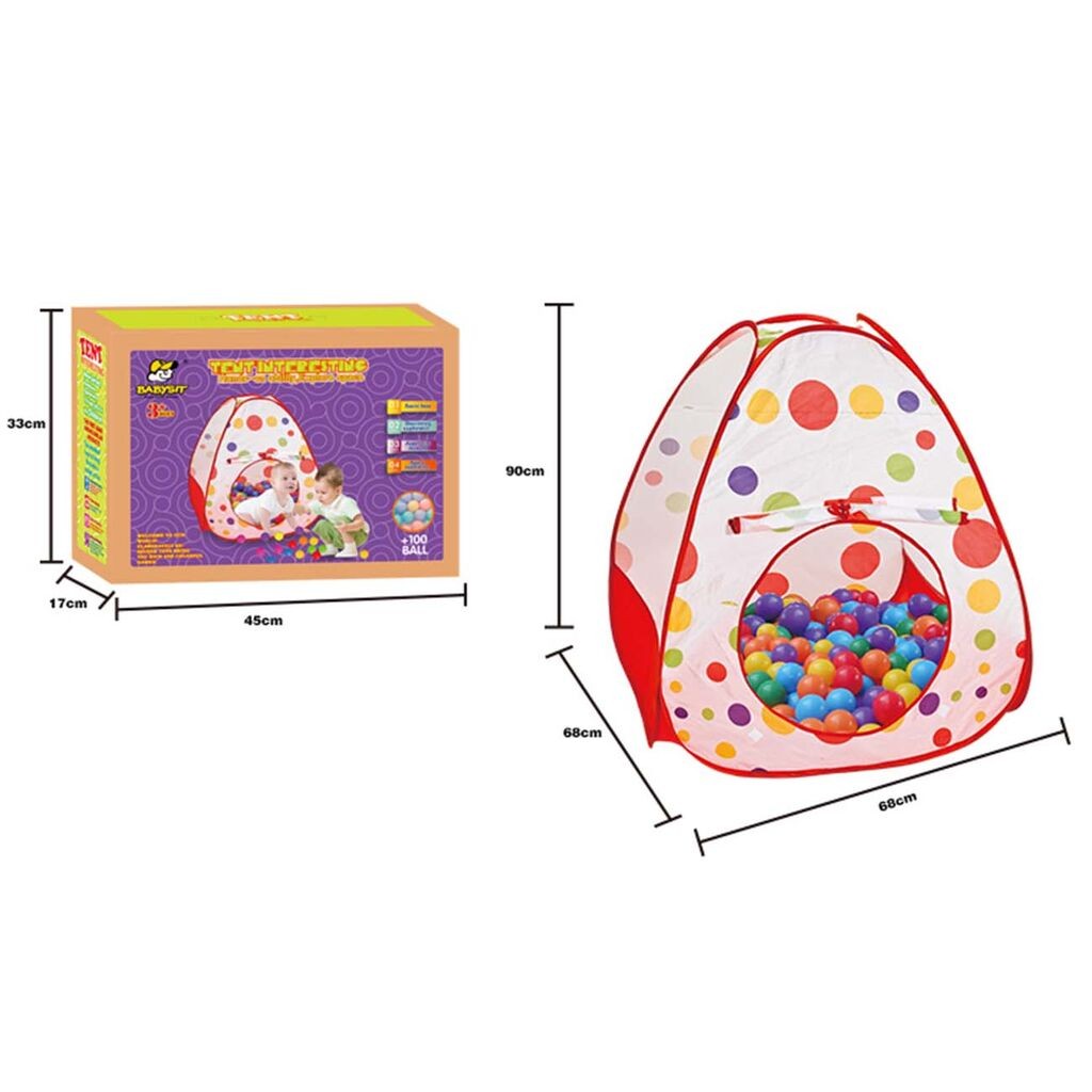 Igraonica šator s 100 loptica, Šarena