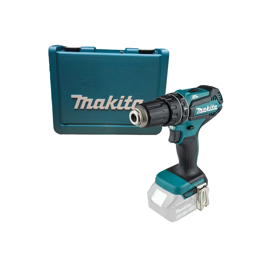 Makita Akumulatorska udarna bušilica DHP485ZJ, Solo, Plava