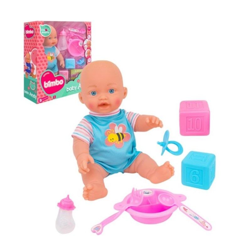 Globo Andy Lutka sa mehurićima 30 cm, Plava