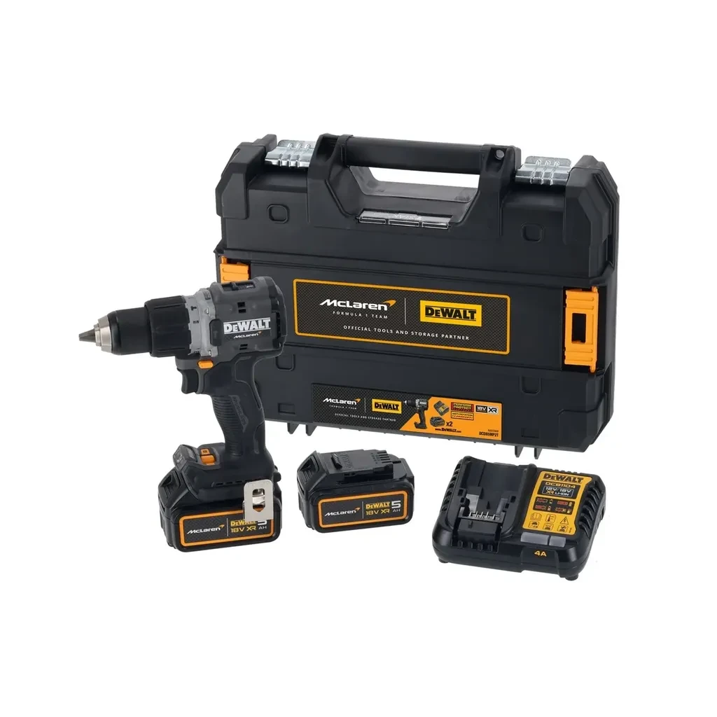 DeWalt Akumulatorska bušilica McLaren F1 Team DCD85MP2T, 18V, Crna