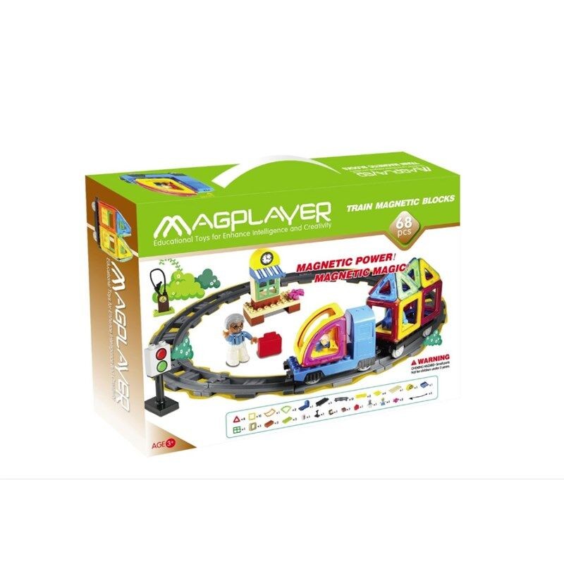 MagPlayer Magnetne kocke 68 kom