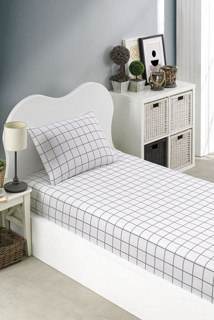 L'essentiel Maison set posteljine Artus, 200x100cm, siva