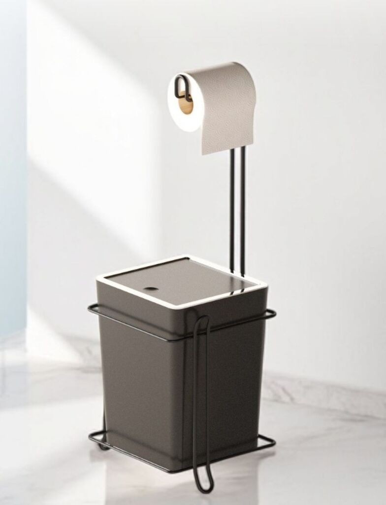 Hermia Držač toaletnog papira SB423-B, Crni