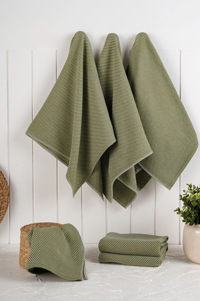 Hermia Kuhinjske krpe Eloise, 6 komada, Antracit