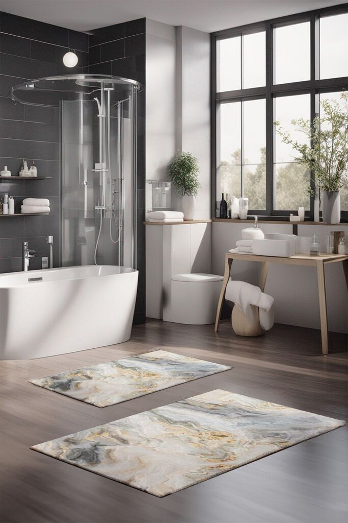 L'essentiel Maison Set tepiha za kupatilo CT-5019, Šareni