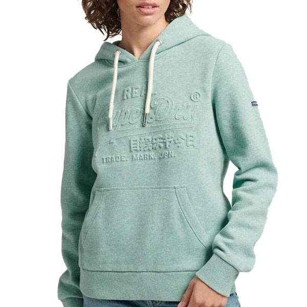 SUPERDRY duks vintage logo emboss hood za žene
