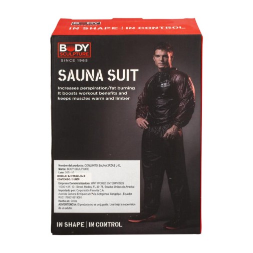 BODY SCULPTURE Trn sauna odelo za mrsavljenje l/xl unisex