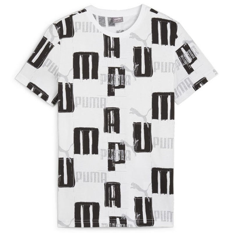 PUMA Majica k.r. PUMA ess+ logo lab aop tee b dječaci