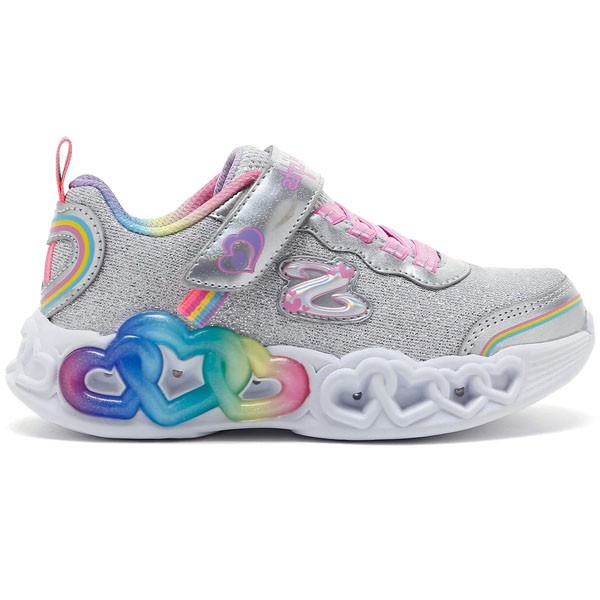 SKECHERS  infinite heart lights patike za devojčice