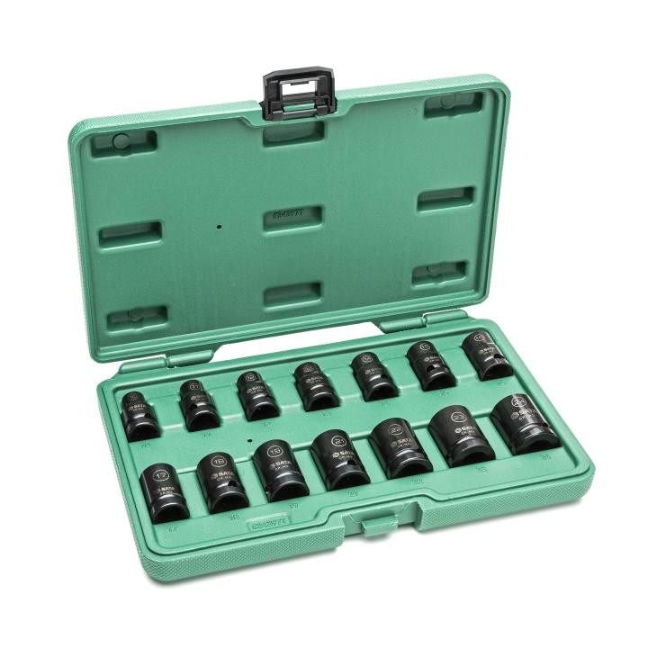 Sata Set Nas.Ključeva Impact 1/2 10-24 mm 14 Komada ThinSt34397T