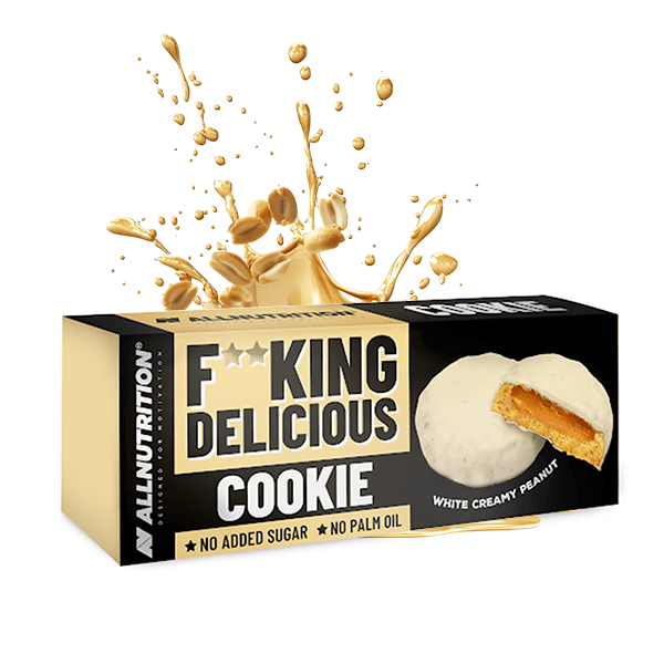 Allnutrition Kolačić Fitking, Bela čokolada-Kikiriki, 128g