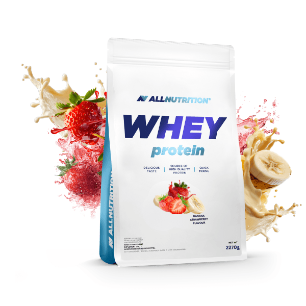 Allnutrition Whey Protein Banana i jagoda, 2270g