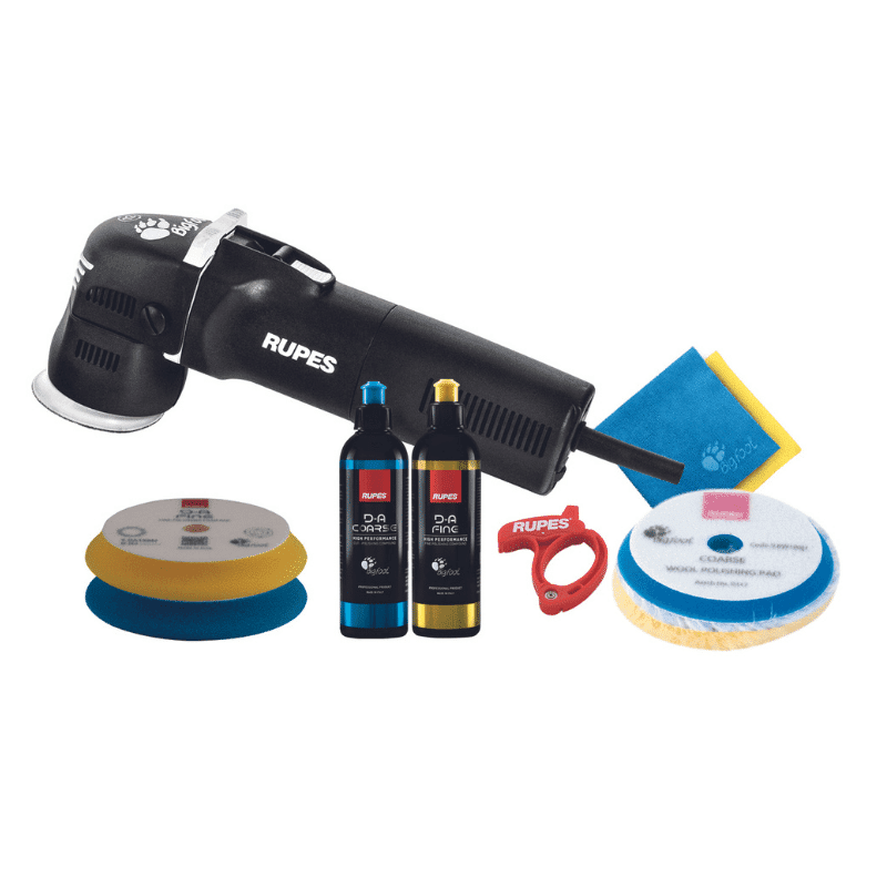 Rupes Mini polirka LHR75E/BAS, Crna + Pribor za poliranje