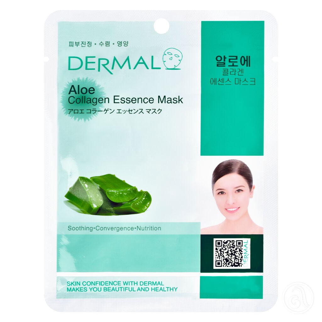 Dermal Sheet maska za lice Collagen Essence, Aloe, 23g