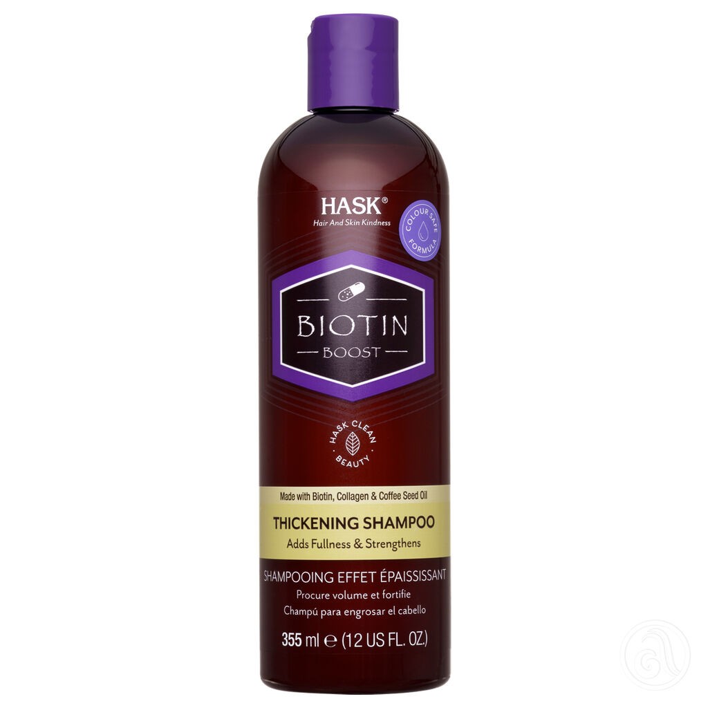 Hask Šampon bez sulfata za jačanje i rekonstrukciju tanke kose, Biotin Boost, 355ml
