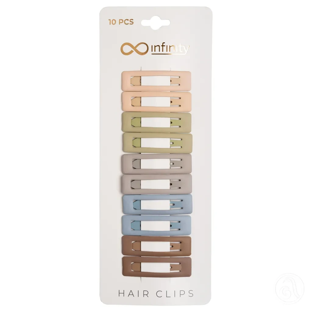Infinity Šnalice za kosu, 10 Komada, Šarene