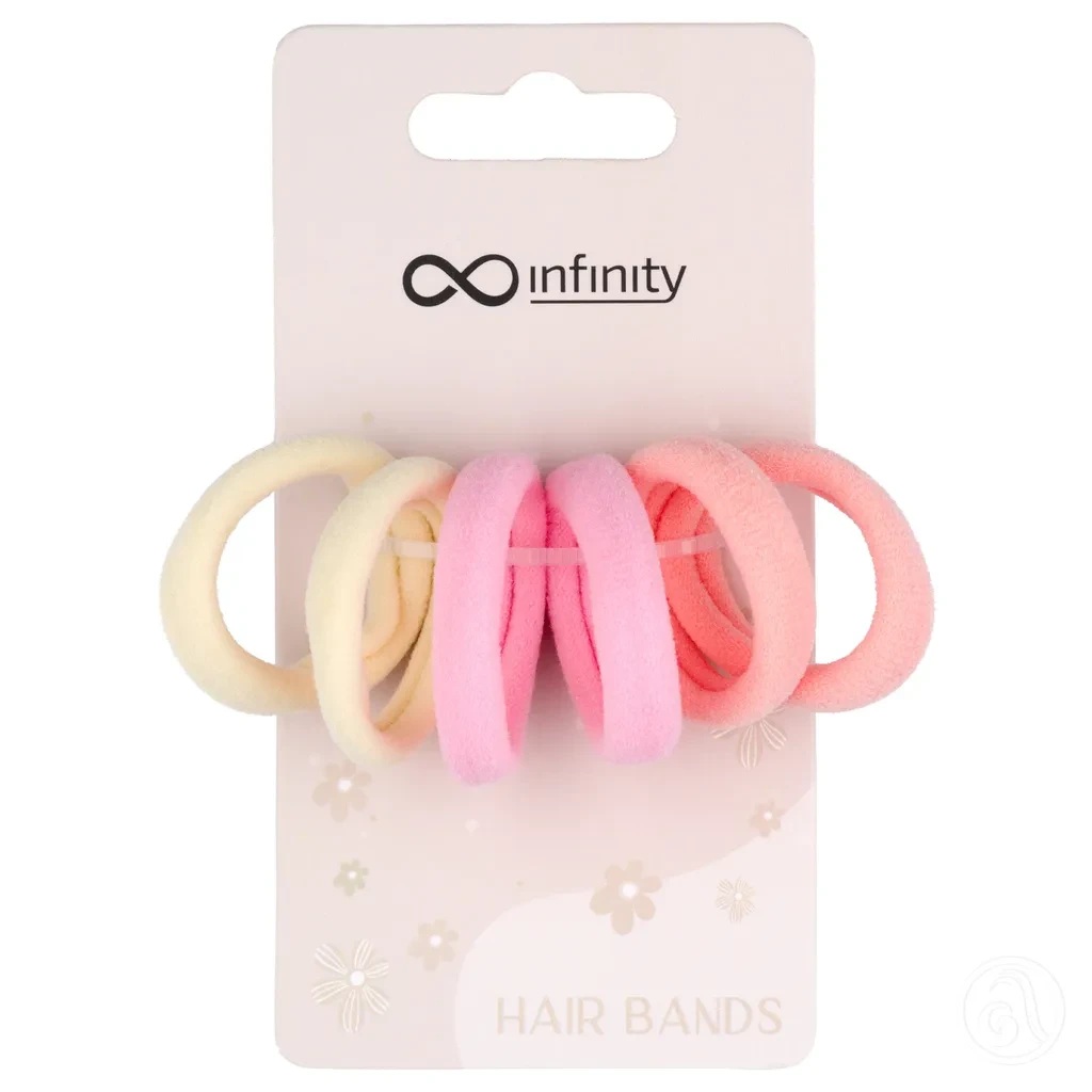 Infinity Gumice za kosu, 6 Komada, Šarene