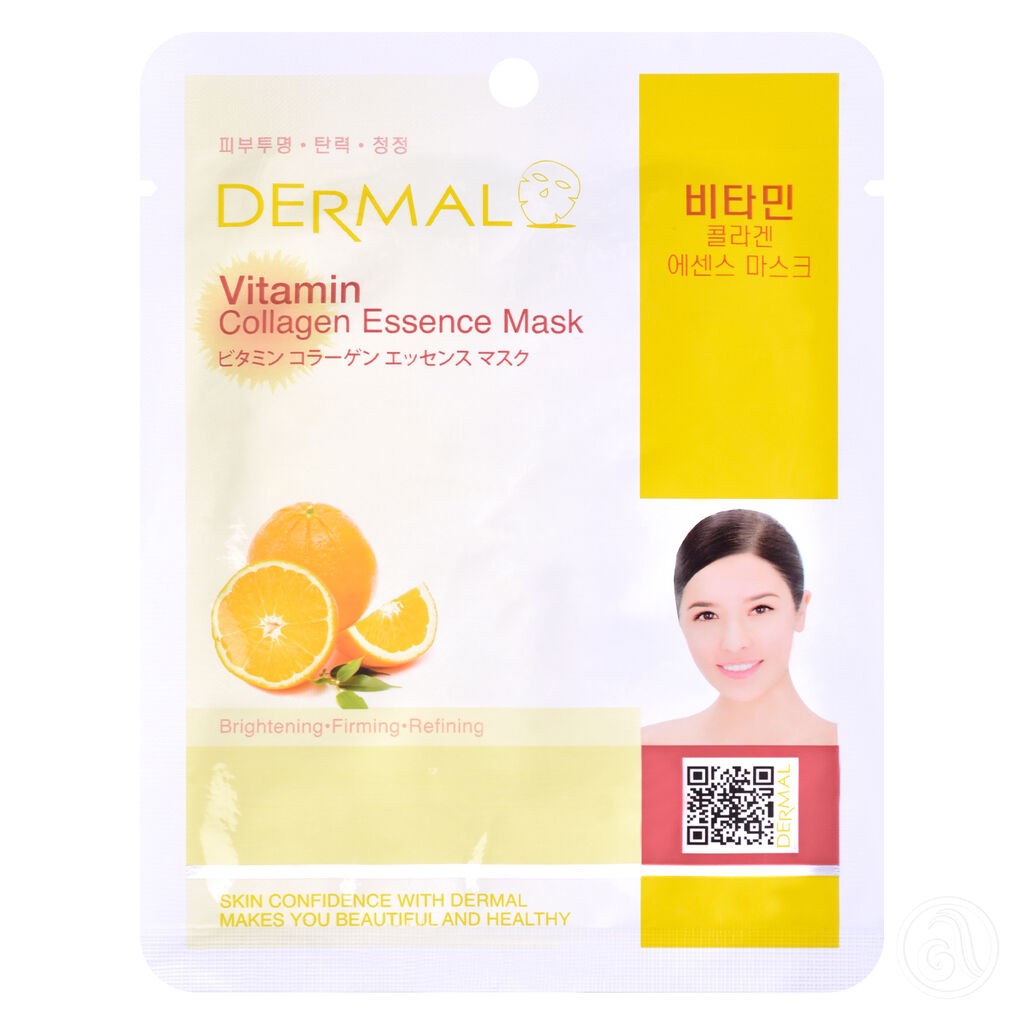 Dermal Sheet maska za lice Collagen Essence, Vitamin, 23g