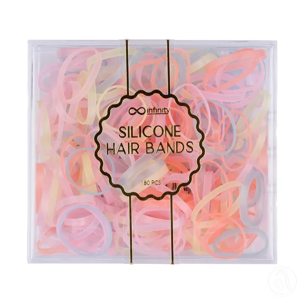 Infinity Silikonske gumice za kosu, Šarene