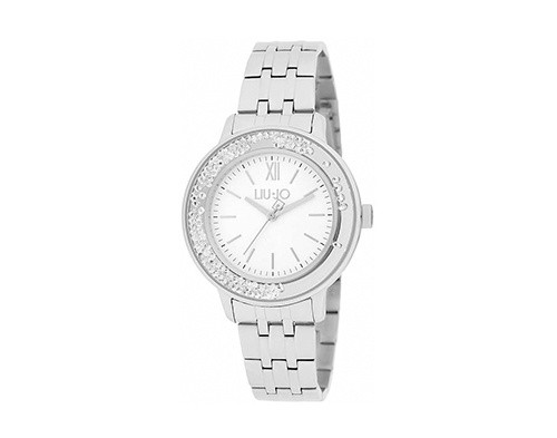 LIU JO Ženski ručni sat TLJ1916, Kvarcni mehanizam, Bijelo kućište, Srebrne boje
