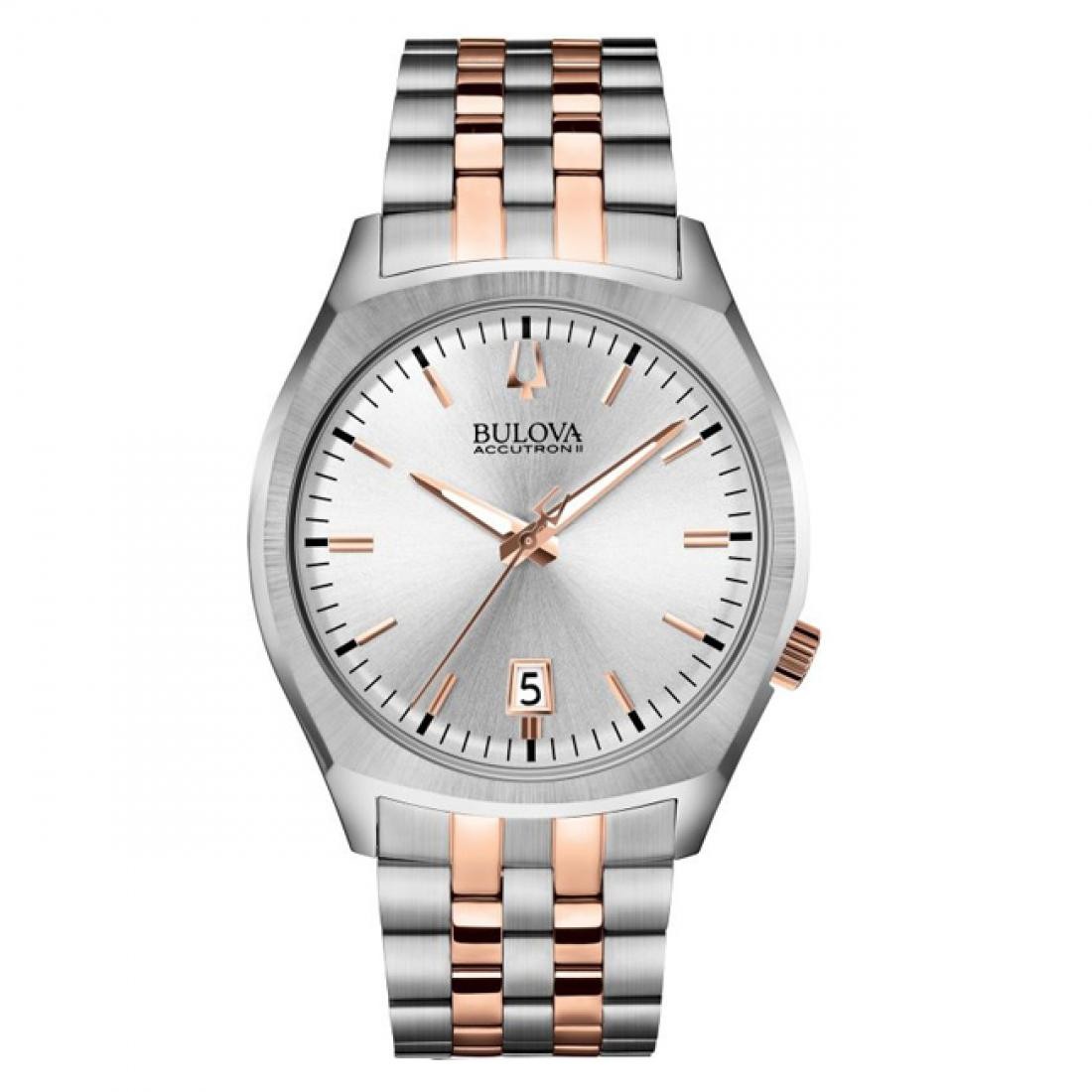 BULOVA Ženski ručni sat 98B220, High-Performance Kvarcni mehanizam, Sivo kućište, Srebrne boje