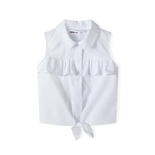 MINOTI Košulja za djevojčice, Bijela