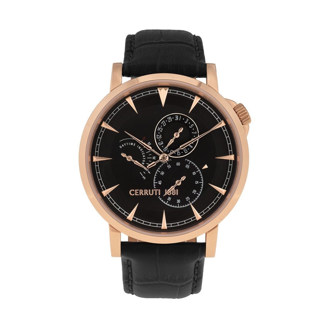 CERRUTI 1881 Muški ručni sat CRA24902, Kvarcni mehanizam, Crno kućište, Crni