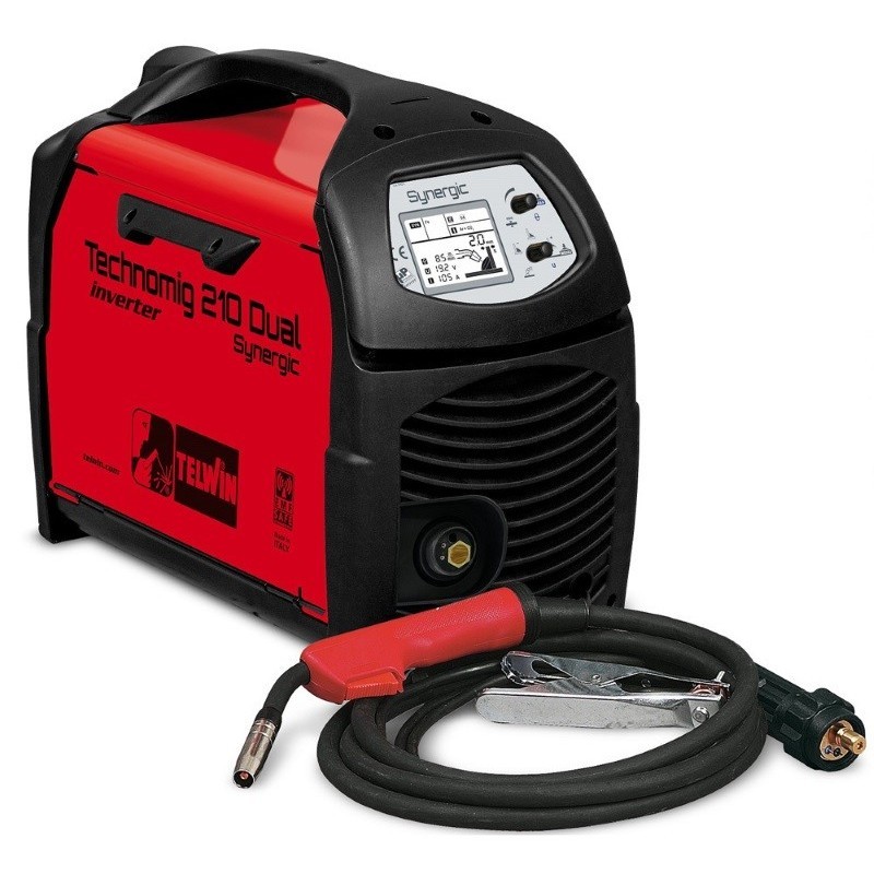 TELWIN aparat technomig 210 dual synergic, Crvena