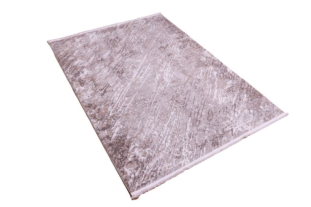 Končani tepih - Kameni reljef - 240x340 cm, Sivi