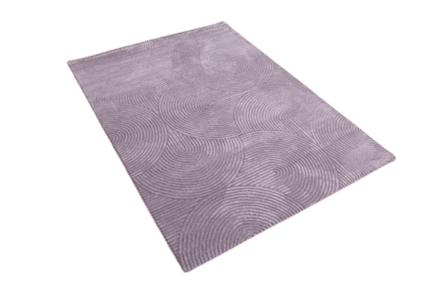 Merinos Končani tepih Krugovi elegancije, 200x290 cm, Sivi