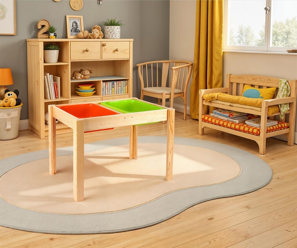 Hanah Home Dječiji sto BLTYZ-AKTV020, 73x54x49 cm, Boje hrasta