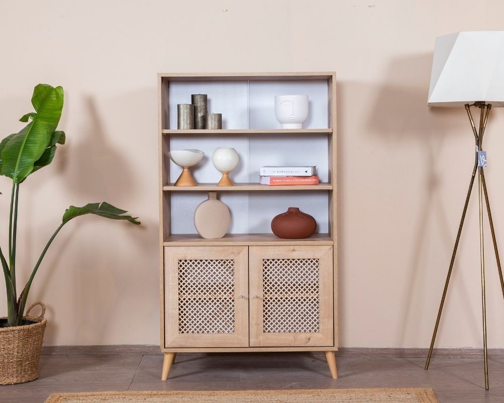 Hanah Home Polica za kućicu za guske, 90x158x41 cm, Boje hrasta