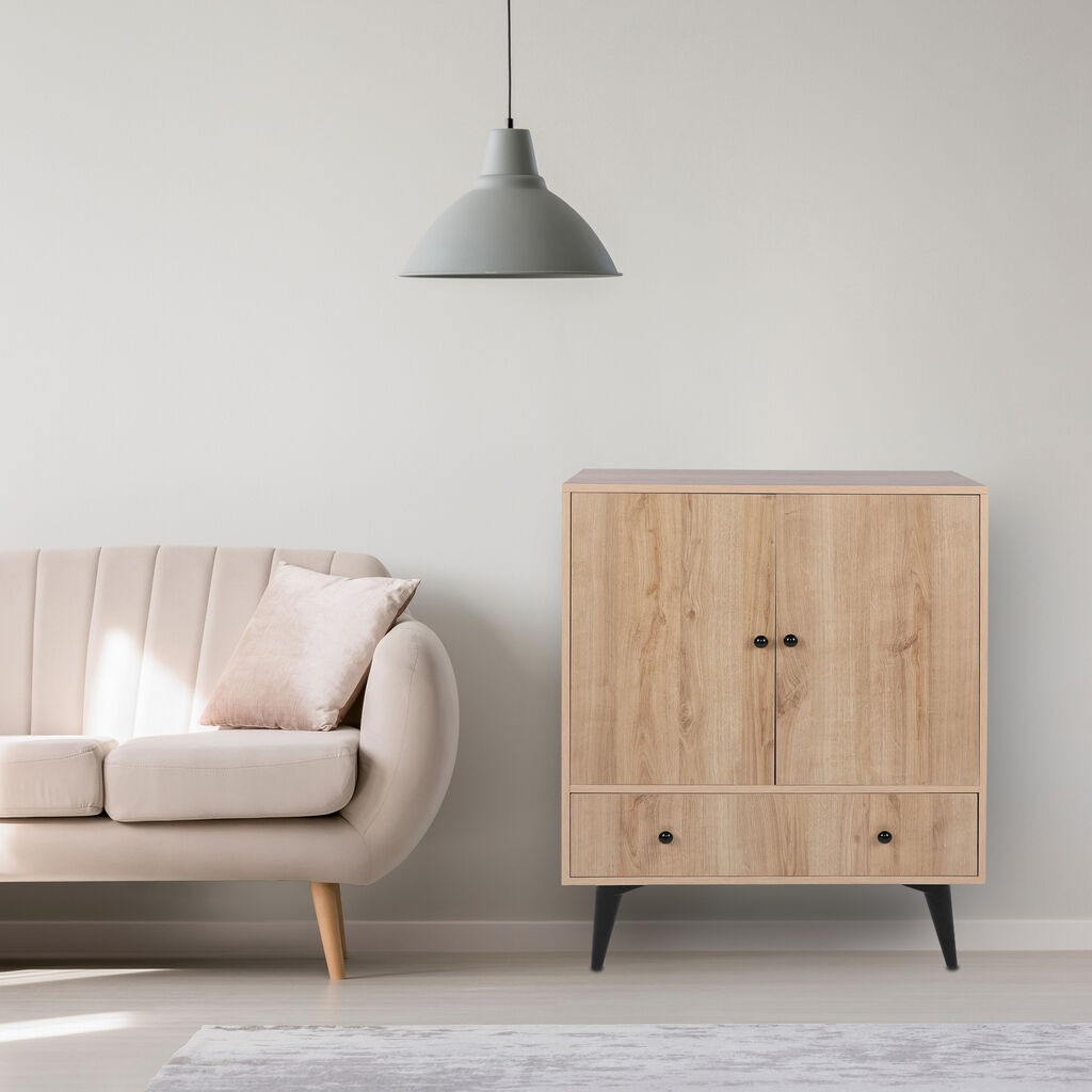 Hanah Home Komoda s ladicama Bern, 90x35x113 cm, Hrast