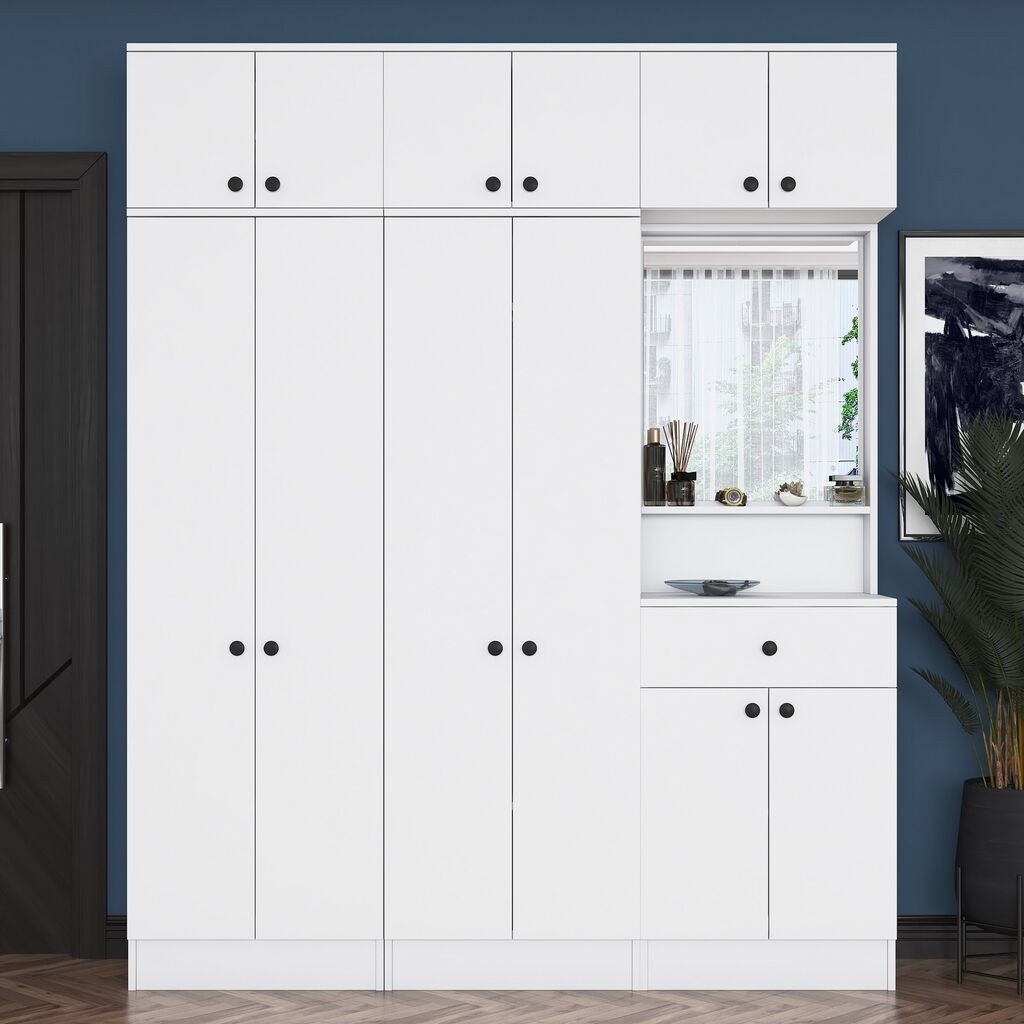 Hanah Home Ormar EA142-3450, 120x194x35 cm, Bijeli