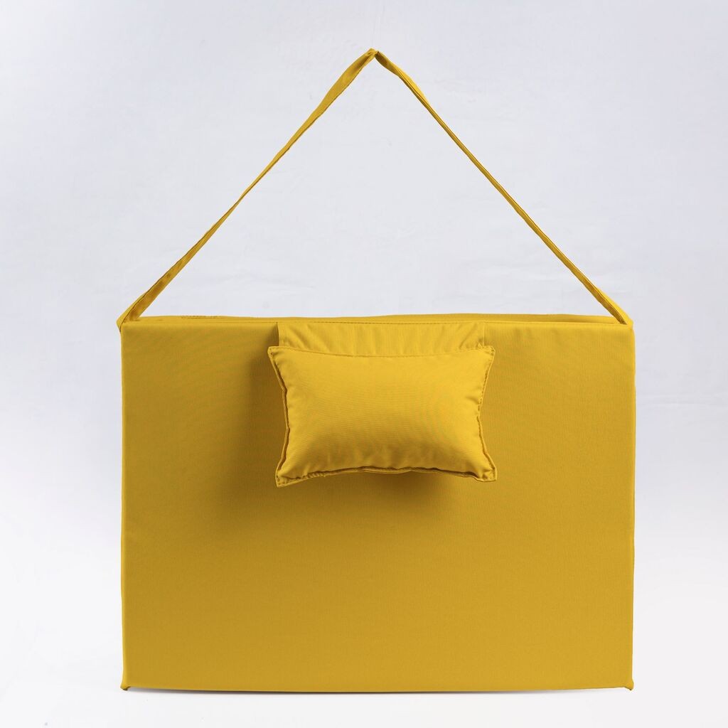 Hanah Home Sklopivi krevet Myc06, 55x180x5 cm, Žuta