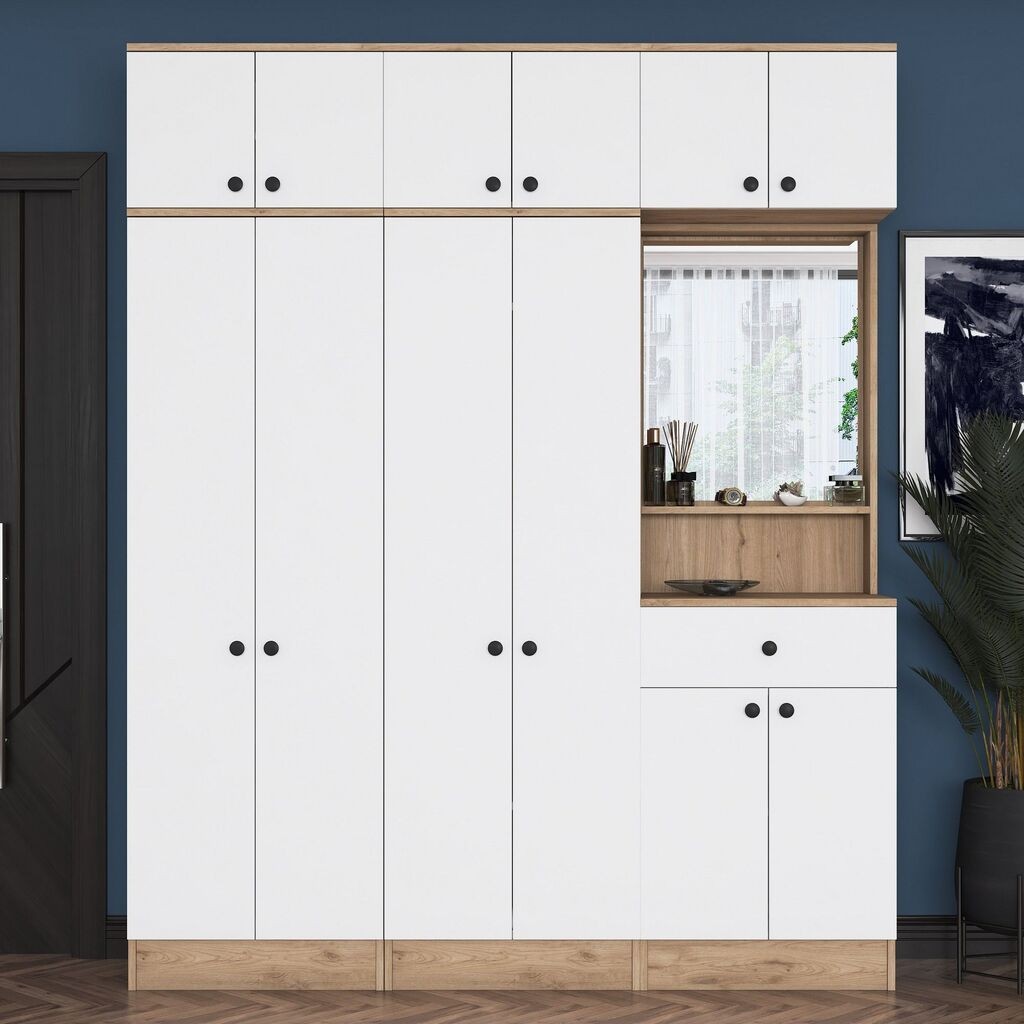 Hanah Home Ormar EA142-3451, 120x194x35 cm, Bijeli