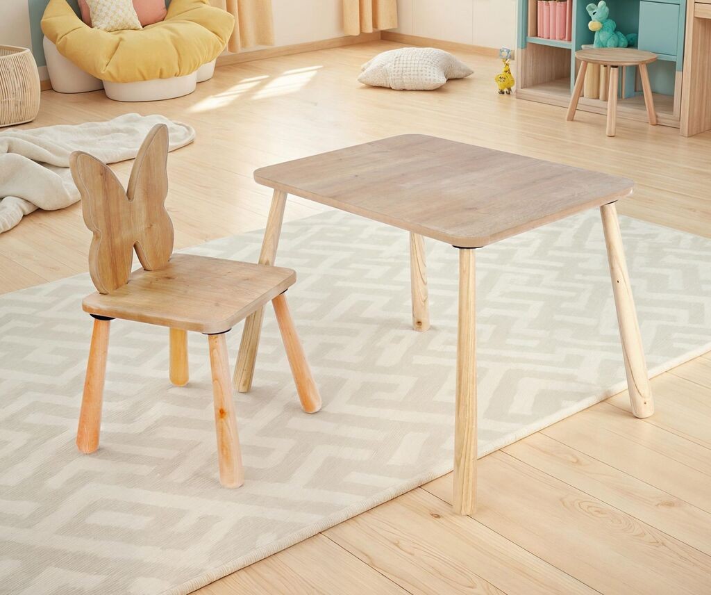 Hanah Home Dječiji sto i stolica BLTYZ-AKTV062, Boje hrasta