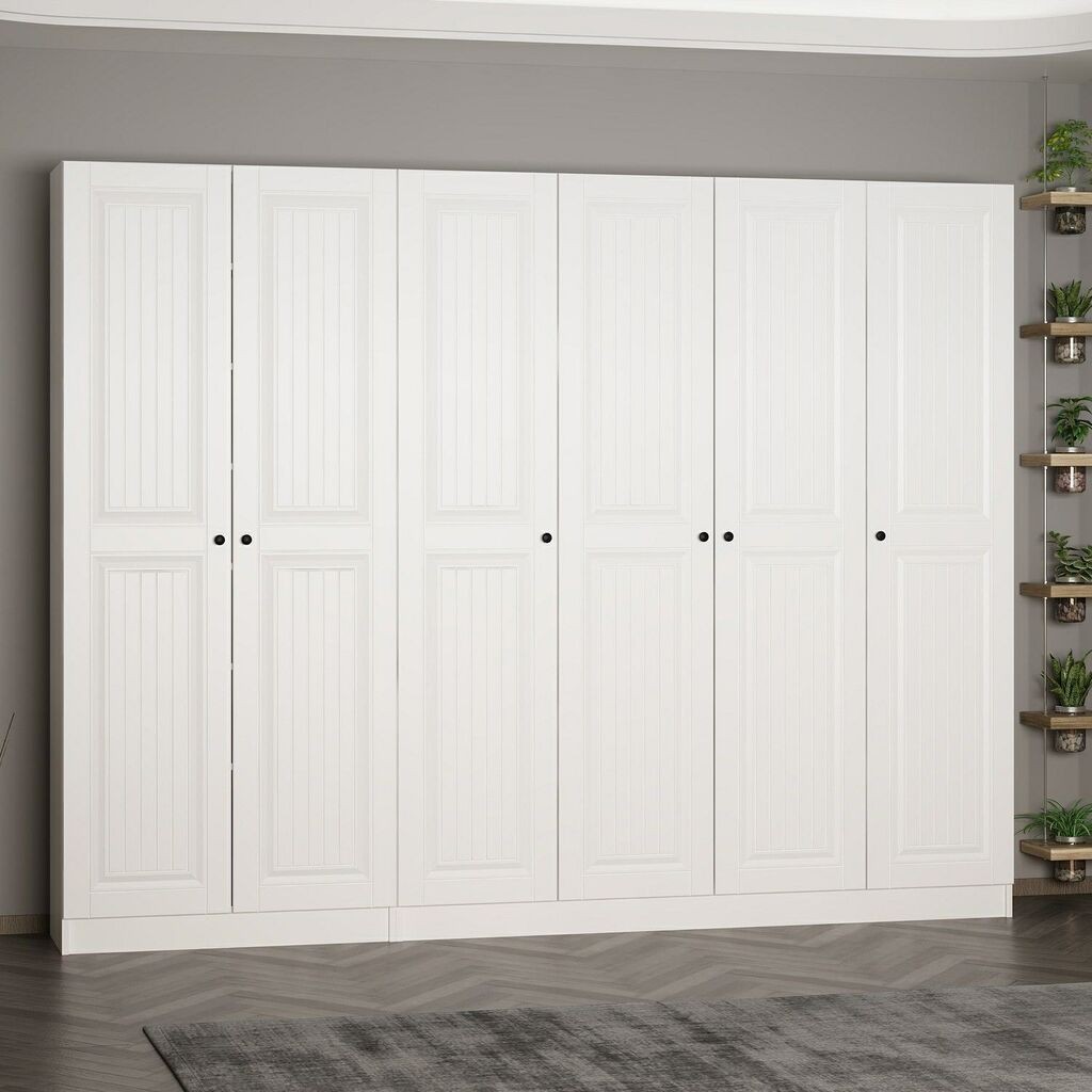 Hanah Home Ormar za hodnik Noah 8246, 270x210x35 cm, Bijela