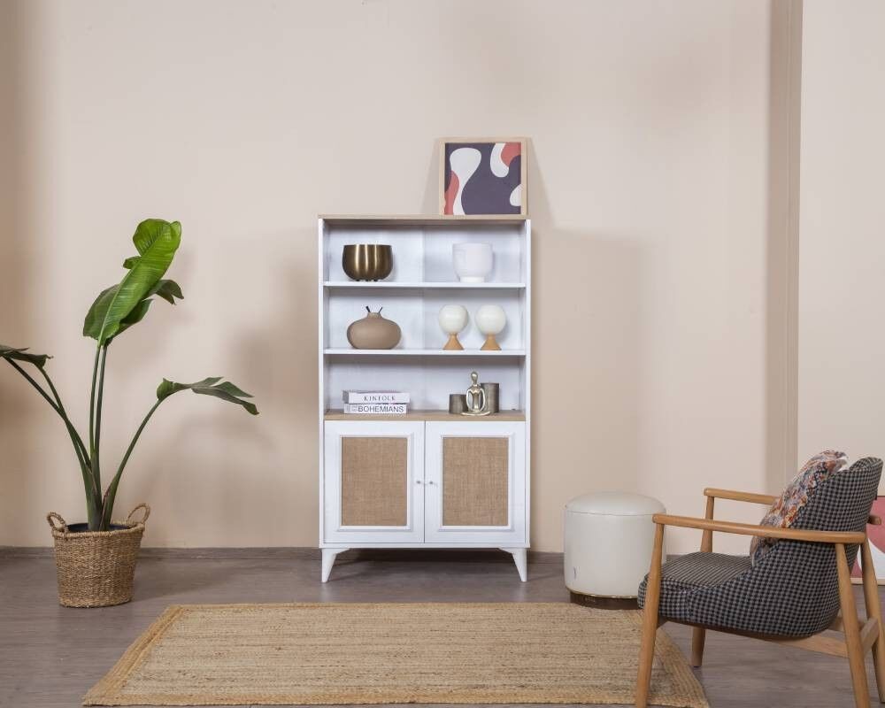 Hanah Home Polica za kuću, Nosač, 90x158x41 cm, Bijela