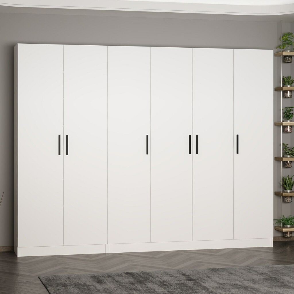 Hanah Home Ormar Noah-8202, 270x210x35 cm, Bijeli