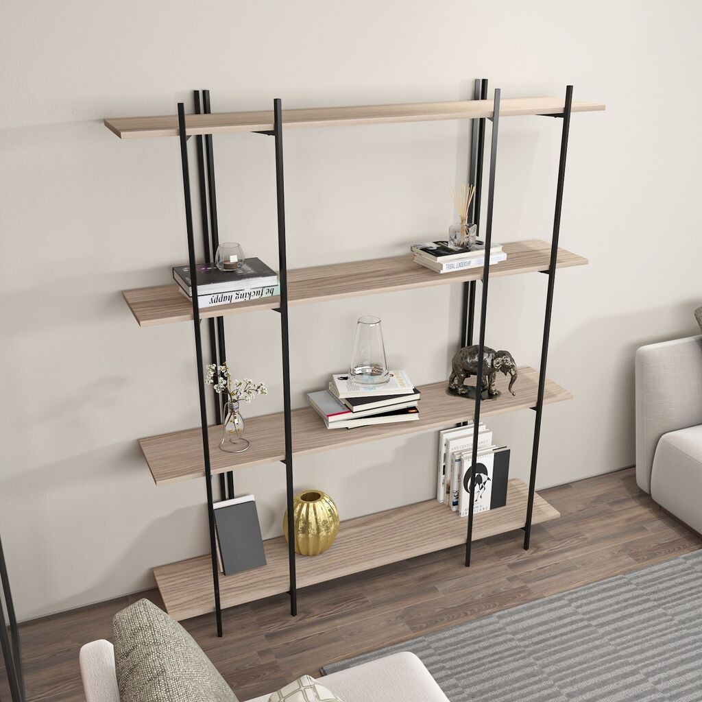 Hanah Home Polica za kuću od mahovine, 160x180x29,6 cm, Smeđa