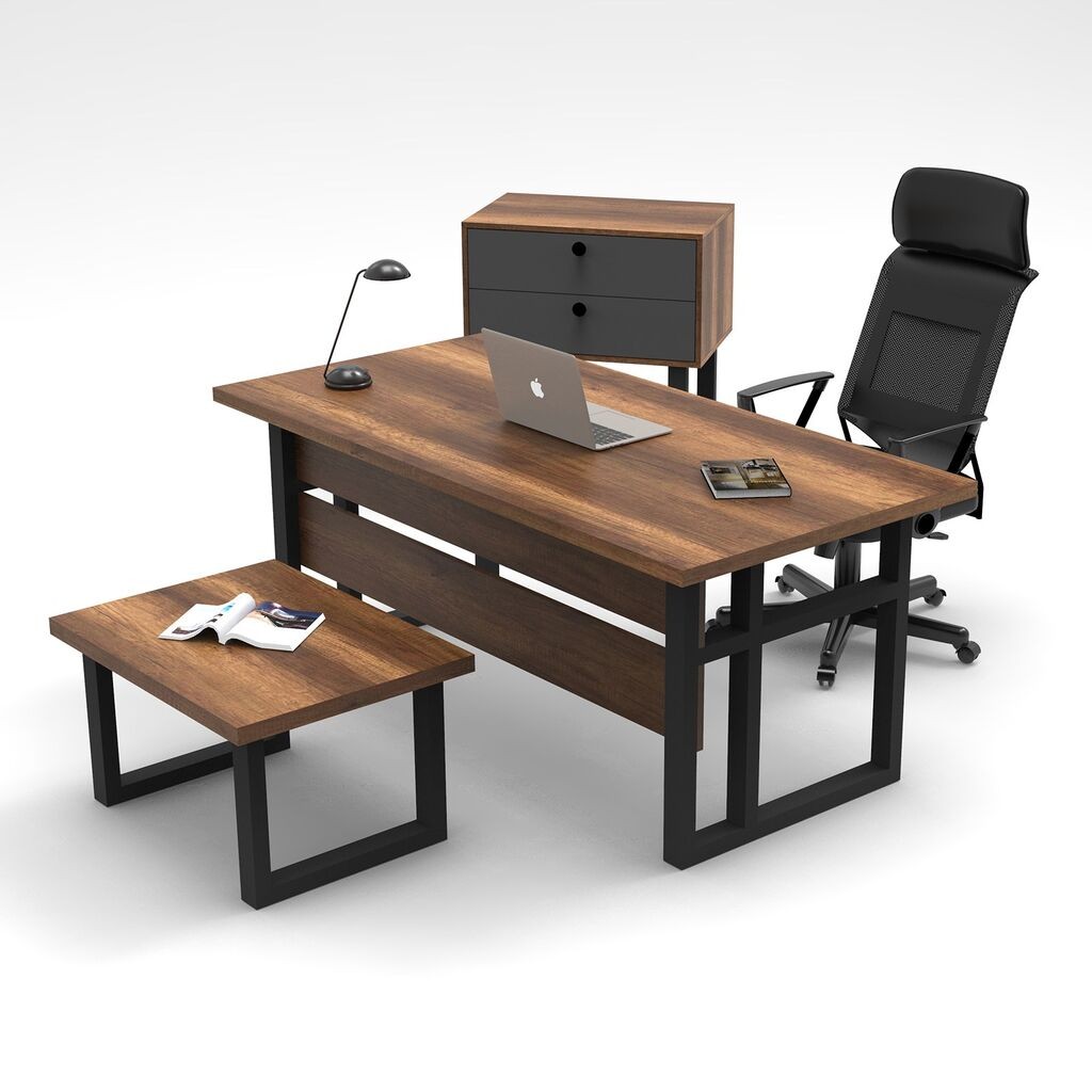 Hanah set namještaja za kućnu kancelariju Mn08-Ba, smeđa