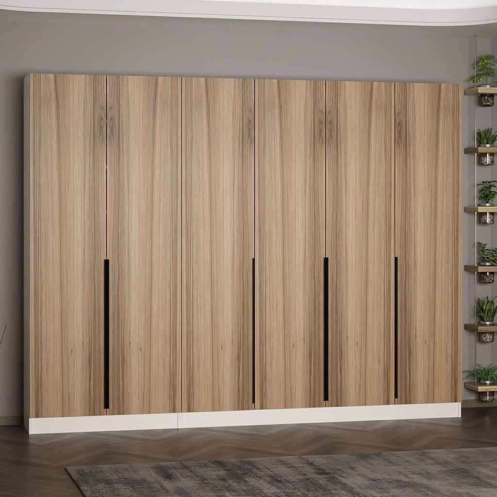 Hanah Home Ormar Noah-8279, 270x210x35 cm, Boja hrasta