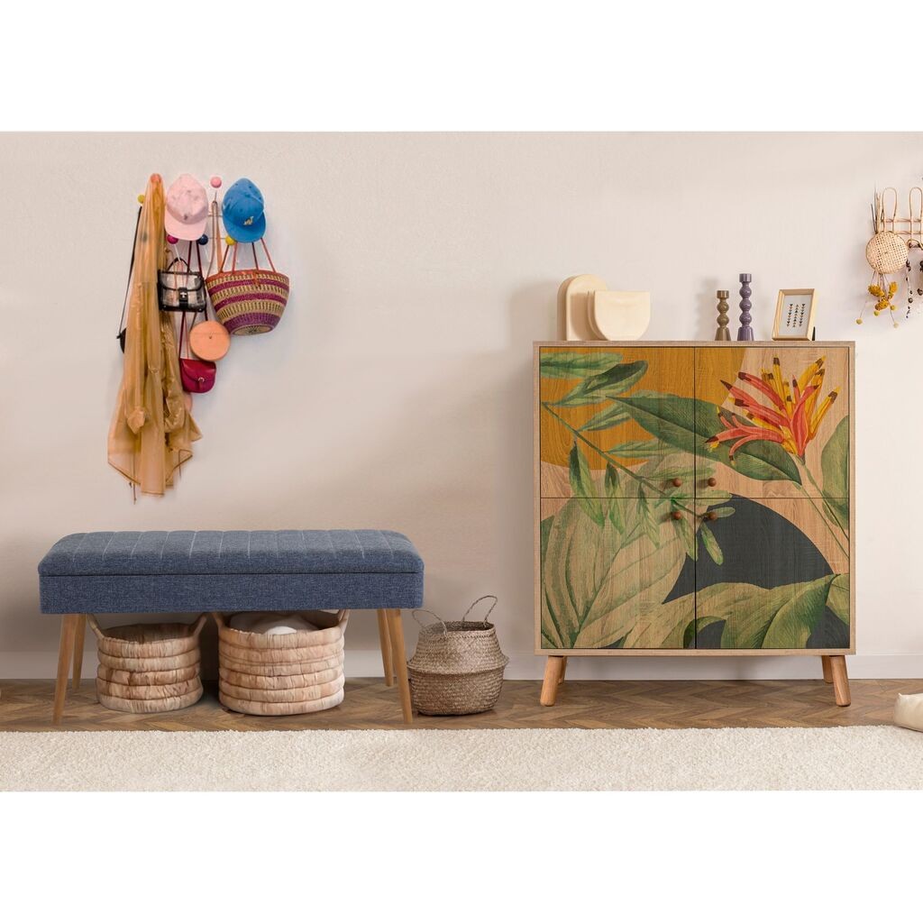 Hanah Home Set Namještaj za hodnik Multilux Saka 1048, Plava