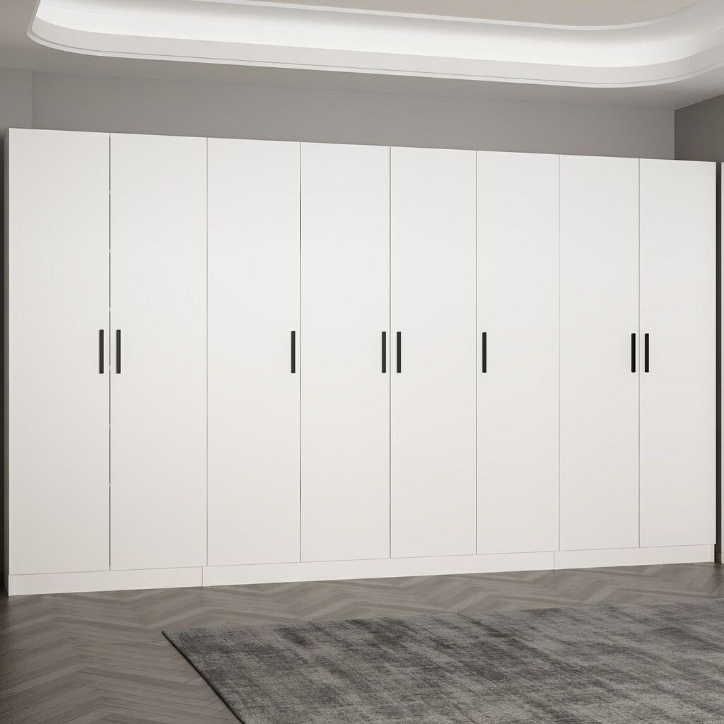 Hanah Home Ormar Noah-8206, 360x210x35 cm, Bijeli