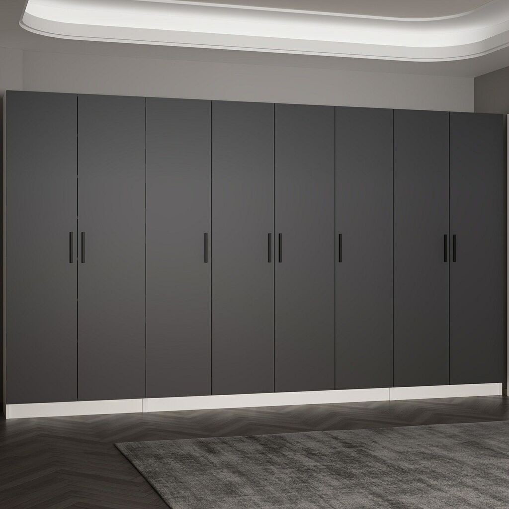 Hanah Home Ormar Noah-8217, 360x210x35 cm, Antracit