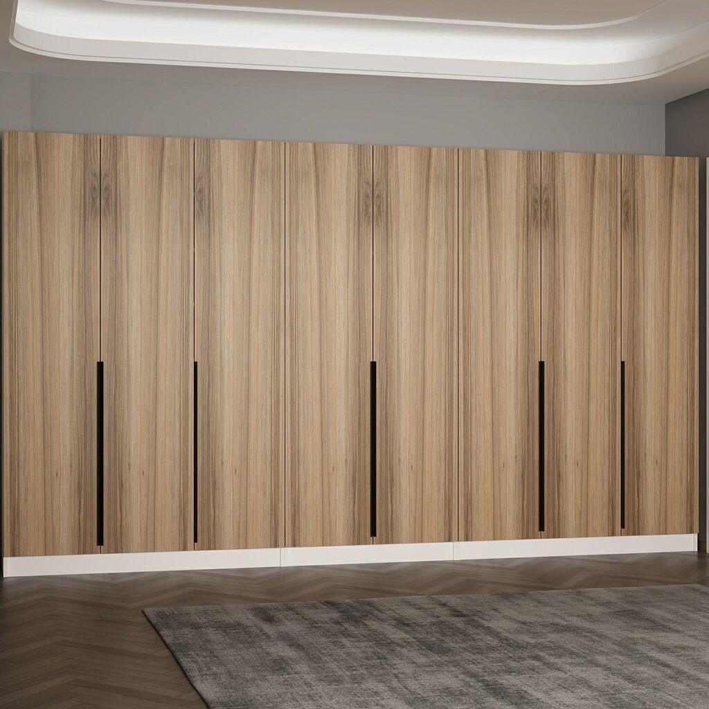 Hanah Home Ormar Noah-8284, 360x210x35 cm, Boja hrasta